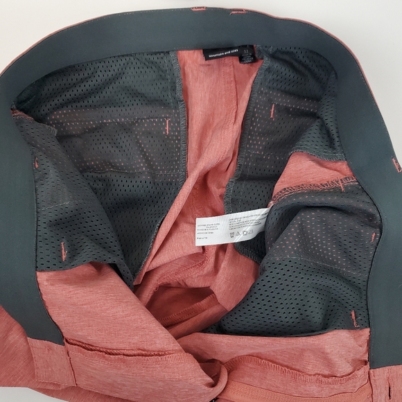 Mountain & Isles Red Hybrid Shorts Size 32 Mens Beach Hiking Outdoor Surf - Picture 6 of 6